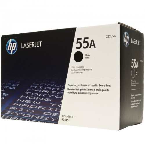 Консуматив HP 55A Original LaserJet cartridge; black; 6000 Page Yield ; 1 - pack; HP Laserjet P3015/M521MFP/M525MFP