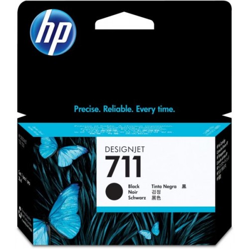 Консуматив HP 711 Standard 1-Pack Original Ink Cartridge; Black ;  ; HP DesignJet T120, T520
