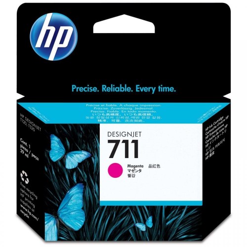 Консуматив HP 711 Standard 1-Pack Original Ink Cartridge; Magenta;  ; HP DesignJet T120, T520