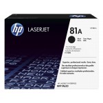 Консуматив HP 81A Original LaserJet cartridge; black; 10500 Page Yield ; 1 - pack; HP LaserJet Enterprise MFP M630 / M604 / M605 / M606
