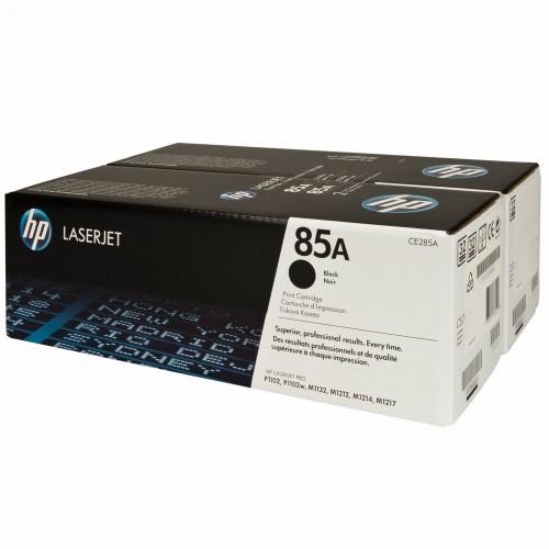Консуматив HP 85A Original LaserJet cartridge; black; 1600 Page Yield ; 2 - pack; LJ P1102/P1106/M1132MFP/M1212MFP/M1217MFP