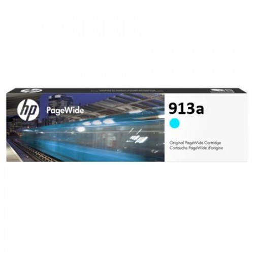 Консуматив HP 913A Standard Original Ink Cartridge; Cyan;  Page Yield 3000; HP Page Wide Pro 352; 377; 477;