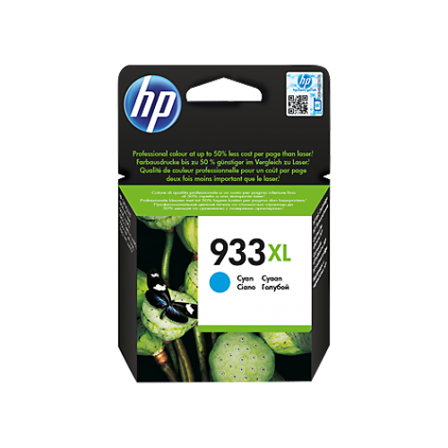 Консуматив HP 933XL Value Original Ink Cartridge; Cyan;  Page Yield 825; HP OfficeJet 6100; 6600; 6700; 7110; 7610