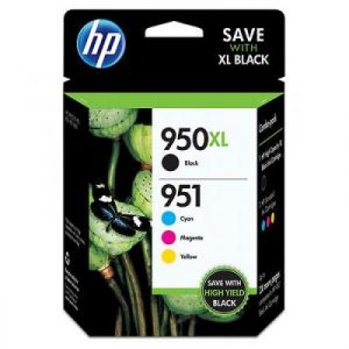 Консуматив HP 950X/951XL Combo 4Pack Original Ink Cartridge; C/M/Y/K; Page Yield 2300/1500/1500/1500; HP OfficeJet 7110; 7510; 7612; 6100 ; 6700 Консуматив HP 950X/951XL Combo 4Pack Original Ink Cartridge; C/M/Y/K; Page Yield 2300/1500/1500/1500; HP OfficeJet 7110; 7510; 7612; 6100 ; 6700