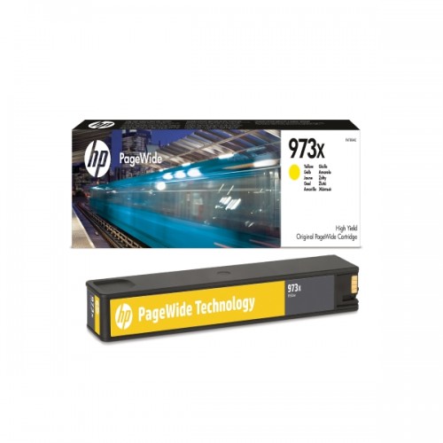 Консуматив HP 973X Value Original Ink Cartridge; Yellow; Page Yield 7000; HP Page Wide Pro 352; 377; 477; Консуматив HP 973X Value Original Ink Cartridge; Yellow; Page Yield 7000; HP Page Wide Pro 352; 377; 477;