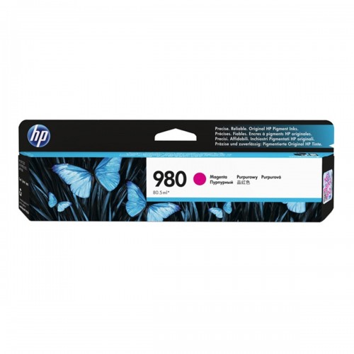 Консуматив HP 980 Standard 1-Pack Original Ink Cartridge; Magenta; Page Yield 6600; HP OfficeJet Enterprise Color X555 Консуматив HP 980 Standard 1-Pack Original Ink Cartridge; Magenta; Page Yield 6600; HP OfficeJet Enterprise Color X555