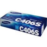 Консуматив Samsung CLT-C406S Cyan Toner Cartridge (up to 1 000 A4 Pages at 5% coverage)* CLP-360/CLP-365 CLX-3300/CLX-3305/ C410W C460W C460FW