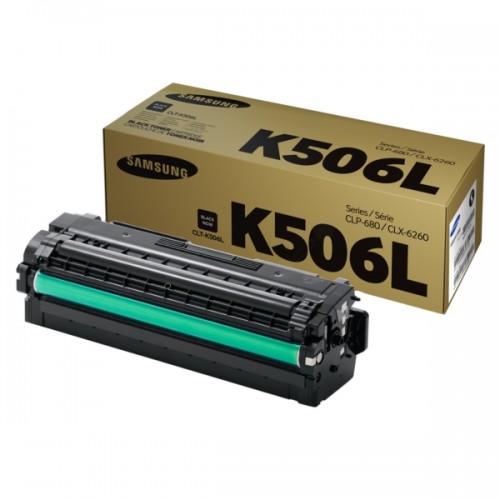 Консуматив Samsung CLT-K506L H-Yield Blk Toner Crtg (up to 6 000 A4 Pages at 5% coverage)* CLP-680ND CLX-6260 Series Консуматив Samsung CLT-K506L H-Yield Blk Toner Crtg (up to 6 000 A4 Pages at 5% coverage)* CLP-680ND CLX-6260 Series