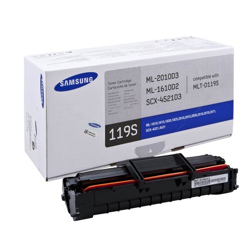 Консуматив Samsung MLT-D119S Black Toner Cartridge (up to 2 000 A4 Pages at 5% coverage)* ML-1610 ML-2010/ML-2510/ML-2570/ML-2571N SCX-4321/4521F