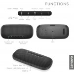 Lenovo 700 Ultraportable Bluetooth Speaker, USB-C & NFC Connectivity, Rechargeable Battery, 2 Hour Charge for 12 Hours Play, IPX2 Splash Resistance, Smaller Than Smartphone Lenovo 700 Ultraportable Bluetooth Speaker, USB-C & NFC Connectivity, Rechargeable Battery, 2 Hour Charge for 12 Hours Play, IPX2 Splash Resistance, Smaller Than Smartphone