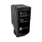 Yellow Standard Yield Toner Cartridge,7,000 pages,CS720de / CS720dte / CS725de / CS725dte / CX725de / CX725dhe / CX725dthe, Return Programme