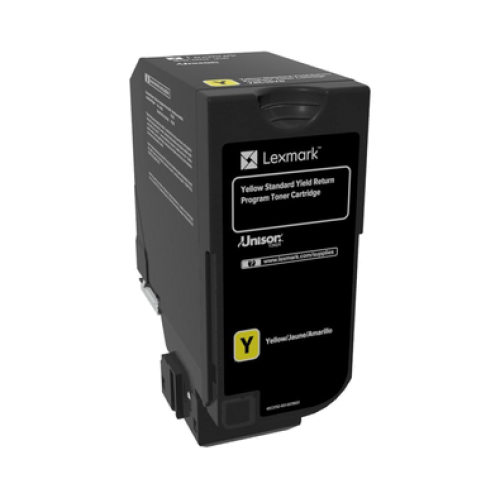 Yellow Standard Yield Toner Cartridge,7,000 pages,CS720de / CS720dte / CS725de / CS725dte / CX725de / CX725dhe / CX725dthe, Return Programme Yellow Standard Yield Toner Cartridge,7,000 pages,CS720de / CS720dte / CS725de / CS725dte / CX725de / CX725dhe / CX725dthe, Return Programme