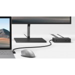 New МS® Surface Dock 2 4x USB-C ports (2x front facing 2x rear-facing (video enabled))/2xUSB-A (2x rear-facing USB-A 3.2 (Up to 10Gbps))/1x Gigabit Ethernet/1x Audio 3.5mm audio in/out/1x Mini DisplayPorts for: Surface Book 3, Surface Book 2, Surface Pro 