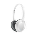 Philips Bluetooth слушалки, цвят: бял