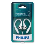 Philips Flexible Fit Слушалки 15 мм мембрани/отворен гръб, Скоба за ухо, цвят бял Philips Flexible Fit Слушалки 15 мм мембрани/отворен гръб, Скоба за ухо, цвят бял