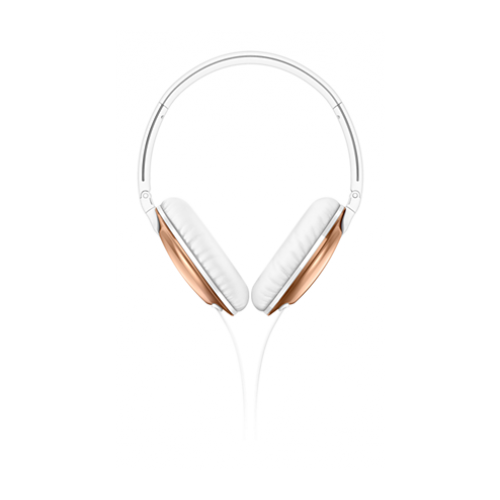 Philips Слушалки с микрофон 32 мм мембрани/затворен гръб, с наушници, меки възглавнички за уши, плоско сгъване, цвят бял Philips Слушалки с микрофон 32 мм мембрани/затворен гръб, с наушници, меки възглавнички за уши, плоско сгъване, цвят бял