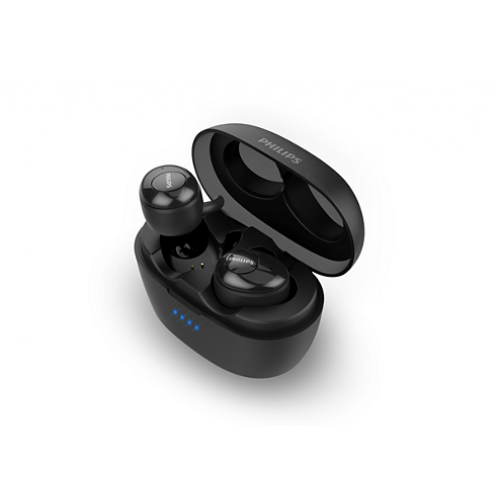Philips слушалки UpBeat Bluetooth 6 мм мембрани/затворен гръб, Bluetooth®, 3 часа на възпроизвеждане, калъфът за зареждане осигурява допълнителни 9 часа, Черно Philips слушалки UpBeat Bluetooth 6 мм мембрани/затворен гръб, Bluetooth®, 3 часа на възпроизвеждане, калъфът за зареждане осигурява допълнителни 9 часа, Черно