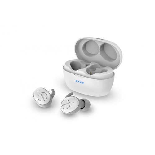 Philips слушалки UpBeat Bluetooth 6 мм мембрани/затворен гръб, Bluetooth®, 3 часа на възпроизвеждане, калъфът за зареждане осигурява допълнителни 9 часа, цвят - бял Philips слушалки UpBeat Bluetooth 6 мм мембрани/затворен гръб, Bluetooth®, 3 часа на възпроизвеждане, калъфът за зареждане осигурява допълнителни 9 часа, цвят - бял