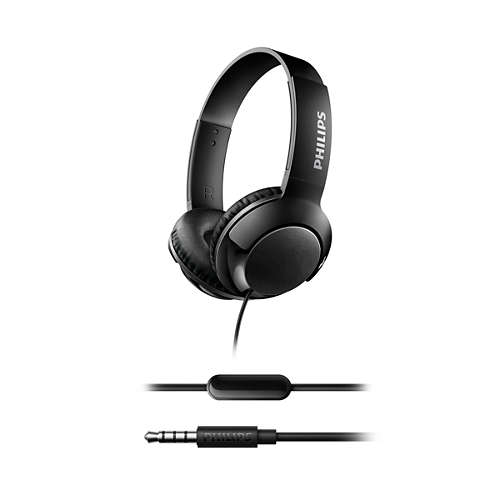 Philips слушалки с микрофон, цвят: черен Philips слушалки с микрофон, цвят: черен