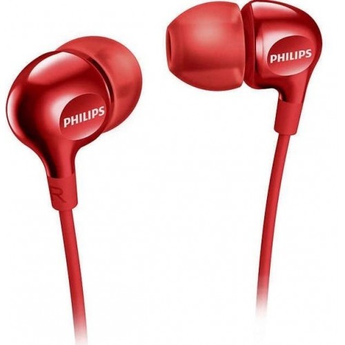Philips слушалки с микрофон, цвят: червен Philips слушалки с микрофон, цвят: червен