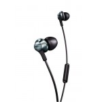 Philips слушалки с микрофон за поставяне в ушите, 8.6 drivers, цвят черен