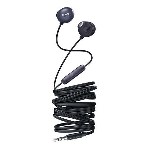 Philips слушалки с микрофон за поставяне в ушите, черен цвят Philips слушалки с микрофон за поставяне в ушите, черен цвят