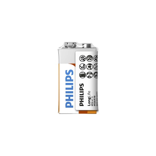 Philips Longlife батерия 9V (E), 1-foil