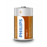 Philips Longlife батерия R20 (D), 2-blister