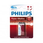 Philips Power Alkaline батерия 9V (E), 1-blister