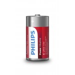 Philips Power Alkaline батерия LR14 (C), 2-blister