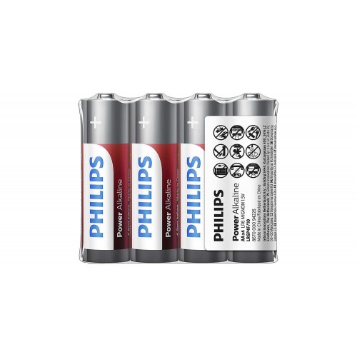 Philips Power Alkaline батерия LR6 AA foil pack Philips Power Alkaline батерия LR6 AA foil pack