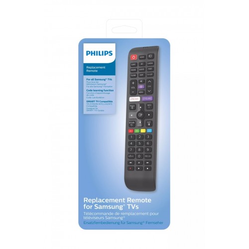 Универсално дистанционно Philips SRP4010/10, за Samsung TV/DVD/DTV/SAT/Blu-ray, черно Универсално дистанционно Philips SRP4010/10, за Samsung TV/DVD/DTV/SAT/Blu-ray, черно