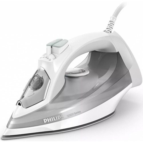 Парна Ютия PHILIPS Series 5000 40g/min 160g steam boost SteamGlide Plus 2400 W white/gray Парна Ютия PHILIPS Series 5000 40g/min 160g steam boost SteamGlide Plus 2400 W white/gray