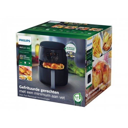 Уред за мултифункционално готвене PHILIPS Avance Collection Airfryer XXL HD9650/90, черен