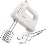 Миксер Daily Collection на Philips 300 W, 5 скорости + турбо, Лентови бъркалки и куки за тесто Миксер Daily Collection на Philips 300 W, 5 скорости + турбо, Лентови бъркалки и куки за тесто