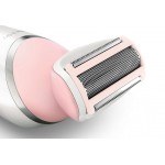 Philips Дамска самобръсначка SatinShave Advanced за мокро и сухо бръснене Самобръсначка с една пластина, Зареждане за 8 часа, 4 приставки Philips Дамска самобръсначка SatinShave Advanced за мокро и сухо бръснене Самобръсначка с една пластина, Зареждане за 8 часа, 4 приставки