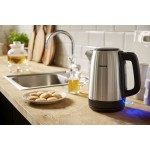 Philips Електрическа кана Daily Collection, Капак с пружина, Микромрежест филтър, Светлинен индикатор, 1,7л, 2200W, метал Philips Електрическа кана Daily Collection, Капак с пружина, Микромрежест филтър, Светлинен индикатор, 1,7л, 2200W, метал