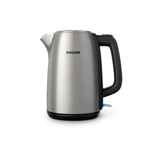Philips Електрическа кана Daily Collection, Metal, Капак с пружина, Светлинен индикатор, 1, 7 л Philips Електрическа кана Daily Collection, Metal, Капак с пружина, Светлинен индикатор, 1, 7 л