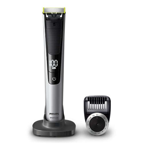 Philips OneBlade Pro Уред за Подстригване, оформяне, бръснене, За всякаква дължина на косъма, Гребен оформяне, 12 настройки, С презареждане, за сухо и мокро, калъф за пътуване Philips OneBlade Pro Уред за Подстригване, оформяне, бръснене, За всякаква дължина на косъма, Гребен оформяне, 12 настройки, С презареждане, за сухо и мокро, калъф за пътуване