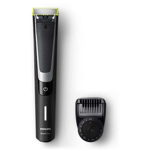 Philips OneBlade Pro Уред за подстригване, оформяне, бръснене, За всякаква дължина на косъма, Гребен оформяне, 12 настройки, С презареждане, за сухо и мокро Philips OneBlade Pro Уред за подстригване, оформяне, бръснене, За всякаква дължина на косъма, Гребен оформяне, 12 настройки, С презареждане, за сухо и мокро