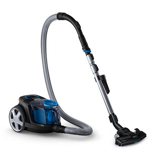 Philips Прахосмукачка без торба PowerPro Compact, Клас на енергийна ефективност A, Накрайник TriActive, Накрайник за твърди подови повърхности, Филтър против алергии Philips Прахосмукачка без торба PowerPro Compact, Клас на енергийна ефективност A, Накрайник TriActive, Накрайник за твърди подови повърхности, Филтър против алергии