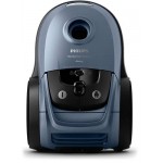 Philips Прахосмукачка с торбичка Performer Silent, Енергиен етикет A+AA, Филтър и комплект против алергии, 66 dB за тихо почистване, 12 м радиус, дистанционно управление Philips Прахосмукачка с торбичка Performer Silent, Енергиен етикет A+AA, Филтър и комплект против алергии, 66 dB за тихо почистване, 12 м радиус, дистанционно управление