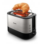 Philips Тостер Viva Collection, Регулируемо препичане, Авт.изключване, Размразяване, Стоп бутон, изцяло метален Philips Тостер Viva Collection, Регулируемо препичане, Авт.изключване, Размразяване, Стоп бутон, изцяло метален