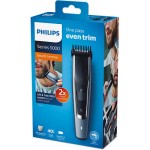 Philips Тример за подстригване на брада series 5000, 0, 2 mm прецизни настройки, Самонаточващи се метални ножчета, До 90 мин употреба/1 час зареждане, Система Lift & Trim PRO