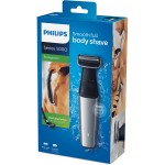 Philips Водоустойчив тример за тяло Series 5000, гребена с щракване, 3, 5, 7 мм, 60 мин. безжична работа/1 ч. зареждане, Приставка за гръб, Philips Водоустойчив тример за тяло Series 5000, гребена с щракване, 3, 5, 7 мм, 60 мин. безжична работа/1 ч. зареждане, Приставка за гръб,