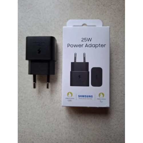 SAMSUNG Charger 25W Travel Adapter USB Type C, без кабел - ОРИГИНАЛ, EP-T2510NBEGEU SAMSUNG Charger 25W Travel Adapter USB Type C, без кабел - ОРИГИНАЛ, EP-T2510NBEGEU