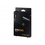 Твърд диск, Samsung SSD 870 EVO 250GB Int. 2.5" SATA, V-NAND 3bit MLC, Read up to 560MB/s, Write up to 530MB/s, MKX Controller, Cache Memory 512MB DDR4