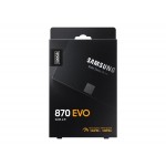 Твърд диск, Samsung SSD 870 EVO 500GB Int. 2.5" SATA, V-NAND 3bit MLC, Read up to 560MB/s, Write up to 530MB/s, MKX Controller, Cache Memory 512MB DDR4 Твърд диск, Samsung SSD 870 EVO 500GB Int. 2.5" SATA, V-NAND 3bit MLC, Read up to 560MB/s, Write up to 530MB/s, MKX Controller, Cache Memory 512MB DDR4