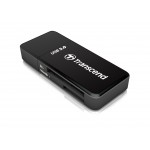 Четец за флаш карта Transcend USB 3.0 SD/microSD Single-Lun Card Reader, Black Четец за флаш карта Transcend USB 3.0 SD/microSD Single-Lun Card Reader, Black