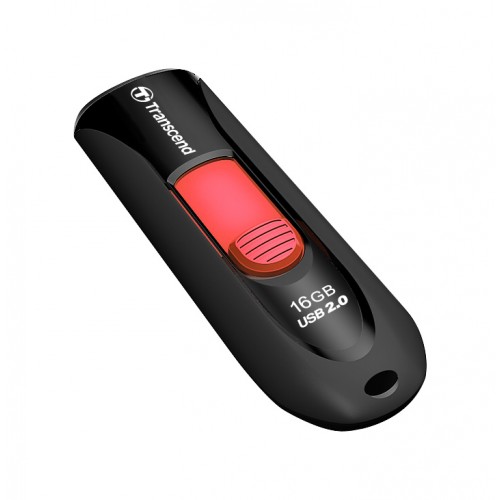 Флаш памет Transcend 16GB JetFlash 590 USB 2.0, Black Флаш памет Transcend 16GB JetFlash 590 USB 2.0, Black